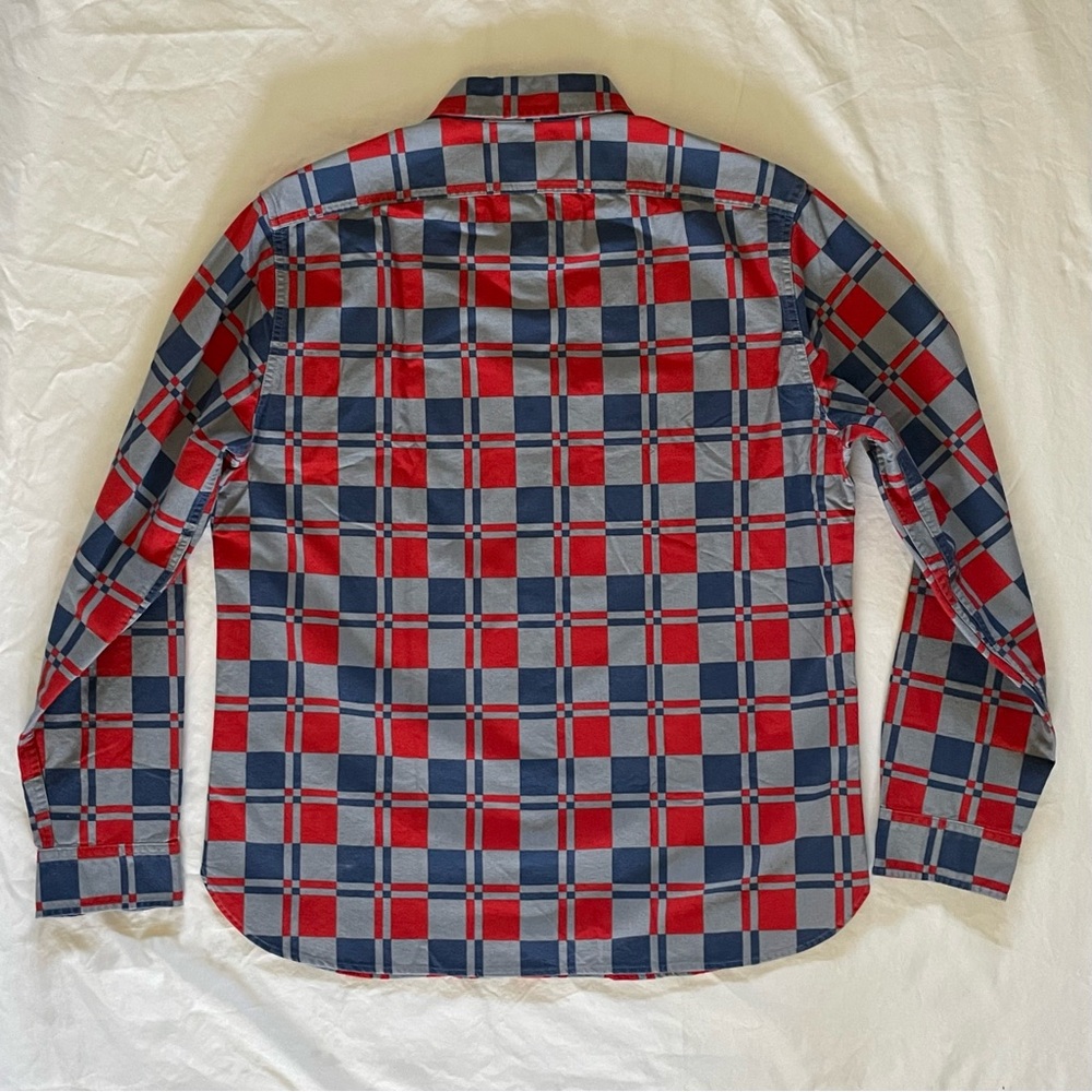 J. Crew Red and Blue Checkered Shirt - Picture 4 of 7